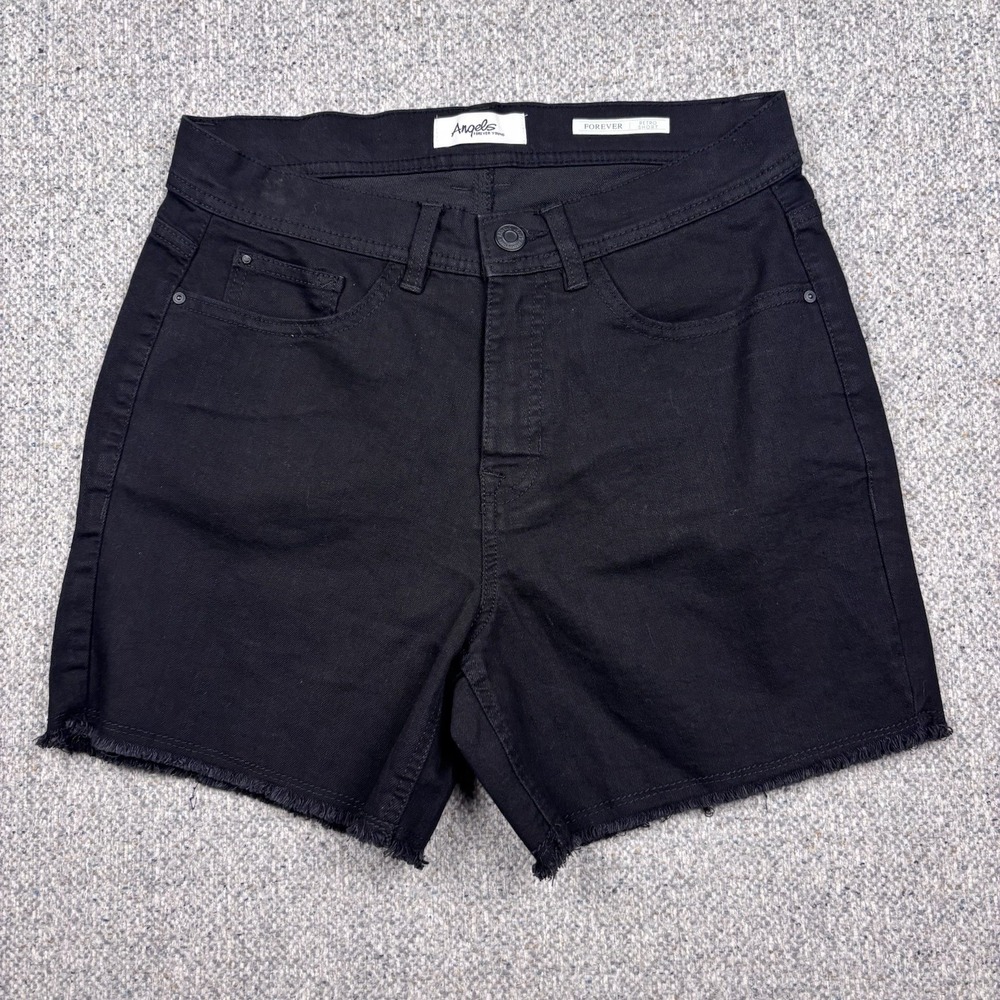 Angels Forever Young Forever Retro Black Shorts Women's‎ Size 8